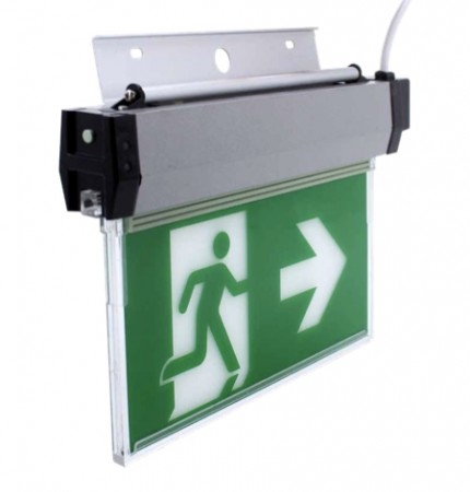 Led emergency Exit. IP40. 5,5W. 6500K