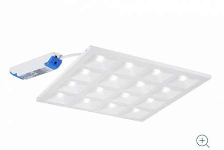30W Panel Quadro 60x60 cm. Lavt blendende.